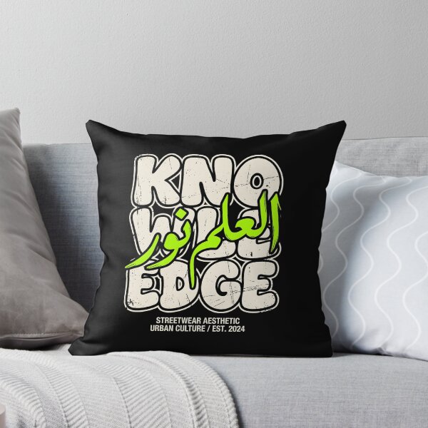 Item preview, Knowledge Arabic Calligraphy Urban Streetwear designed and sold by SplashTastic.