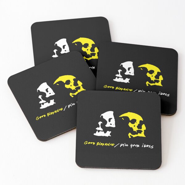 Item preview, Two Silhouette Skull White And Yellow designed and sold by GloomRooms.