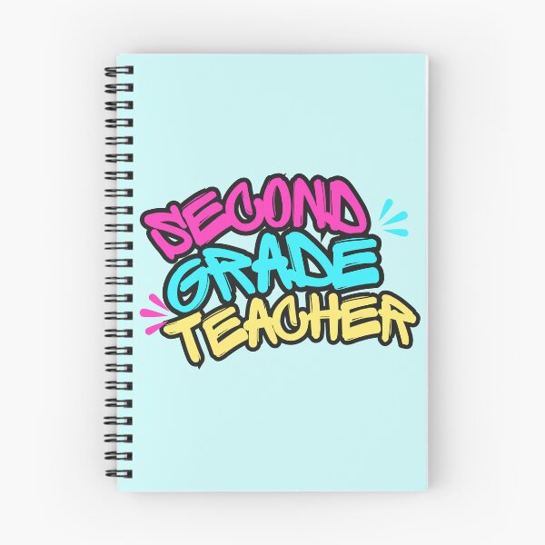 Item preview, SECOND GRADE TEACHER Virbrant Colors Graffiti Font designed and sold by JaymeOctober.