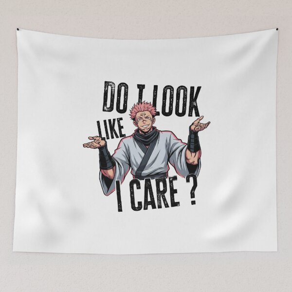 Item preview, Sarcastic Tattooed Demon King Do I Look Like I Care Graphic designed and sold by lamiarte.