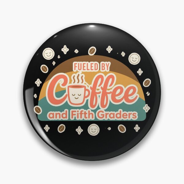 Item preview, Retro Fueled By Coffee and Fifth Graders Teacher Coffee Mug designed and sold by FestivityFinds.