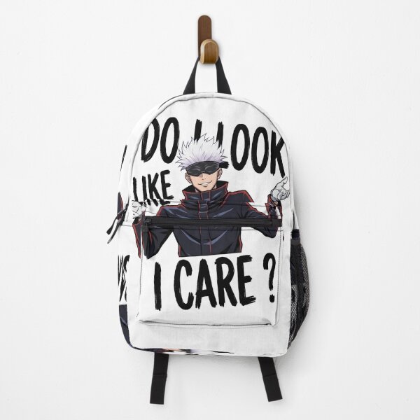 Item preview, Blindfolded White Hair Sensei Do I Look Like I Care Graphic designed and sold by lamiarte.