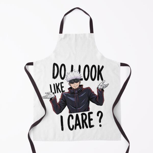 Item preview, Blindfolded White Hair Sensei Do I Look Like I Care Graphic designed and sold by lamiarte.