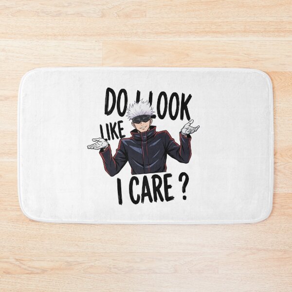 Item preview, Blindfolded White Hair Sensei Do I Look Like I Care Graphic designed and sold by lamiarte.