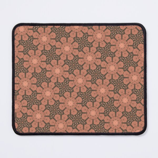 Item preview, Terra Cotta Poppy Pattern designed and sold by Shy Fractal Designs.