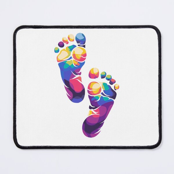 Item preview, Baby Footprint in Pop Art designed and sold by aheadpopart.