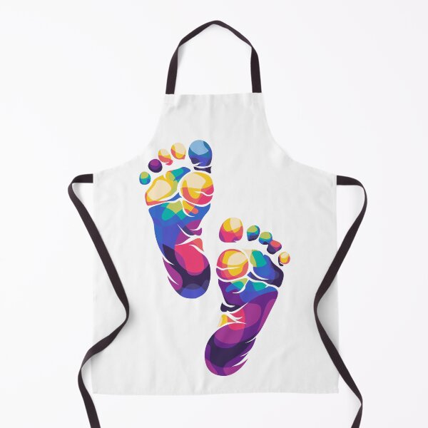 Item preview, Baby Footprint in Pop Art designed and sold by aheadpopart.