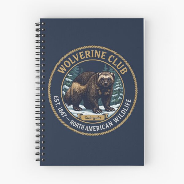 Item preview, Wolverine Club Vintage Badge North American Wildlife designed and sold by CalmCapy Co.