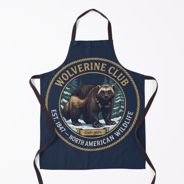 Item preview, Wolverine Club Vintage Badge North American Wildlife designed and sold by CalmCapy Co.