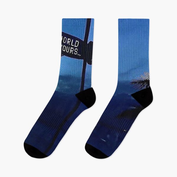 Item preview, The Sky Is Yours Motivational Ocean Blimp Night designed and sold by chaddillard.