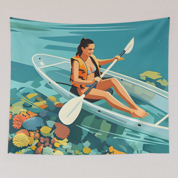 Item preview, Andaman Coral Paradise – Vintage Marine Poster designed and sold by Spirit of Siam.