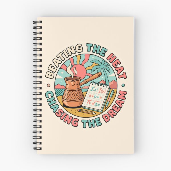 Item preview, Beating The Heat Chasing The Dream Coffee Math designed and sold by SplashTastic.