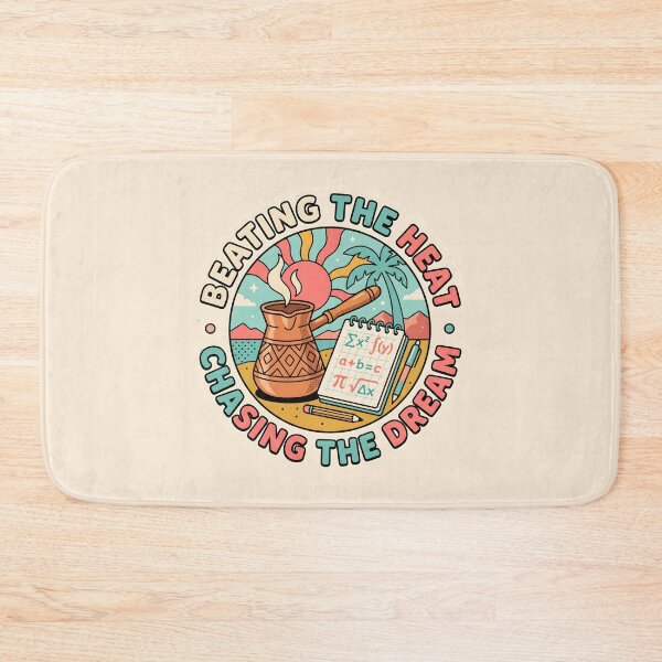 Item preview, Beating The Heat Chasing The Dream Coffee Math designed and sold by SplashTastic.