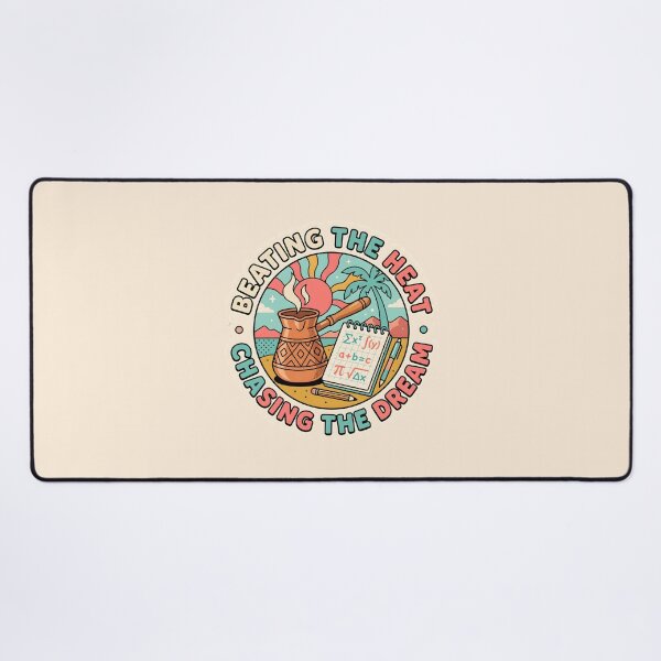 Item preview, Beating The Heat Chasing The Dream Coffee Math designed and sold by SplashTastic.