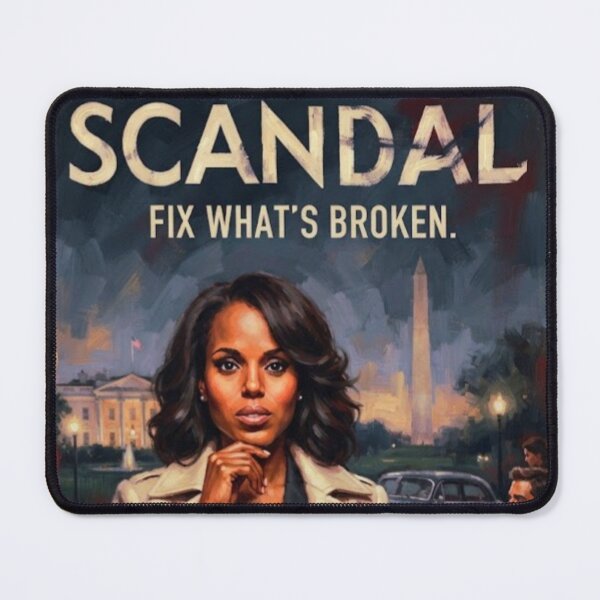 Item preview, Scandal Fix Whats Broken Fine Art Tribute designed and sold by Art's Diner.