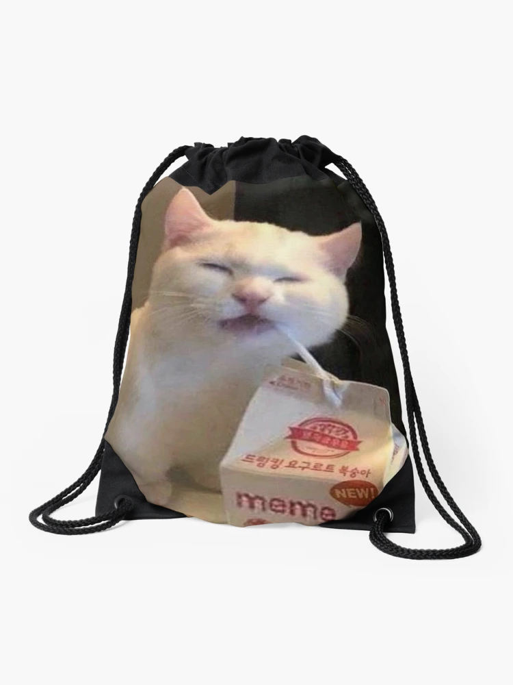 Cat loading icon meme | Drawstring Bag