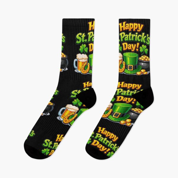 Item preview, Happy St Patricks Day Pot of Gold Irish Beer designed and sold by DeliaDesignsCo.
