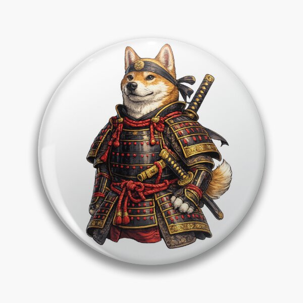 Item preview, Shiba Samurai designed and sold by VerdePegajoso.