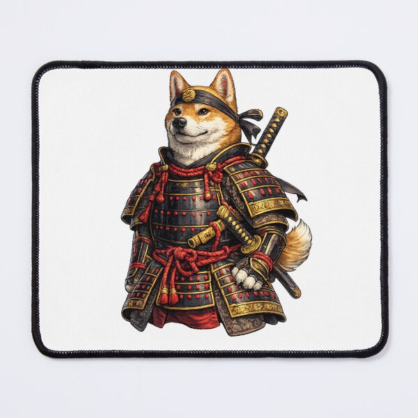 Item preview, Shiba Samurai designed and sold by VerdePegajoso.