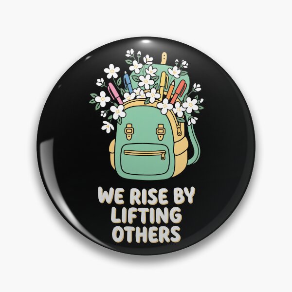 Item preview, We Rise By Lifting Others Floral Backpack designed and sold by SplashTastic.