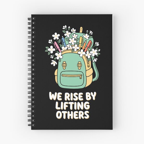 Item preview, We Rise By Lifting Others Floral Backpack designed and sold by SplashTastic.