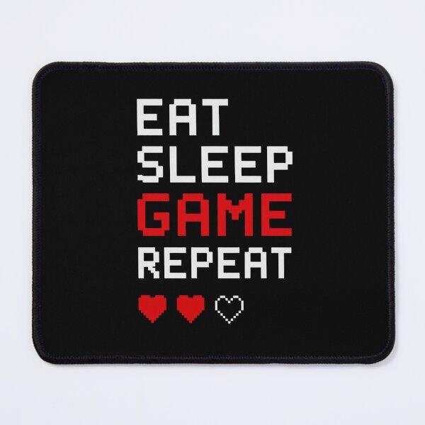 Item preview, Eat Sleep Game Repeat Pixel Art designed and sold by Pixelarry.