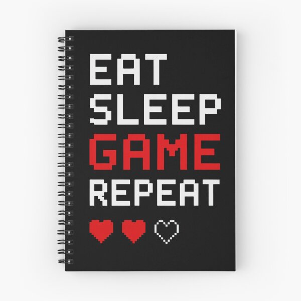 Item preview, Eat Sleep Game Repeat Pixel Art designed and sold by Pixelarry.