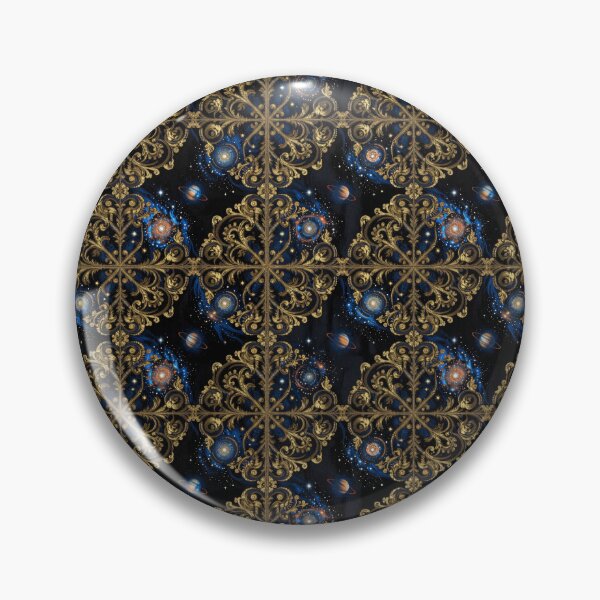 Item preview, Imperial Nebula Brocade Seamless Pattern designed and sold by GalacticLabs.