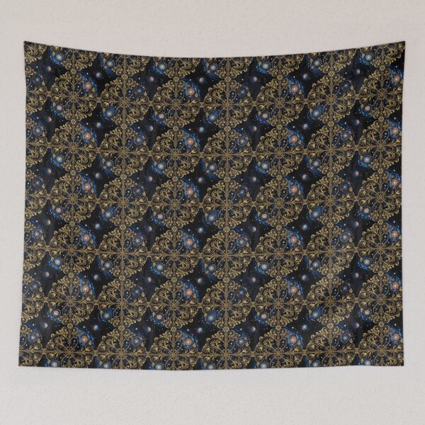 Item preview, Imperial Nebula Brocade Seamless Pattern designed and sold by GalacticLabs.
