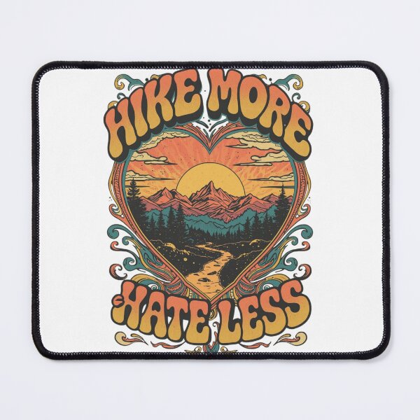 Item preview, Hike More Hate Less Vintage Heart Horizon designed and sold by Skyrocketz.