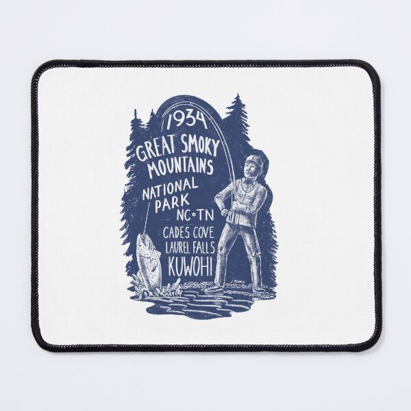 Item preview, Great Smoky Mountains National Park Fisherman  designed and sold by John Morris Illustration.