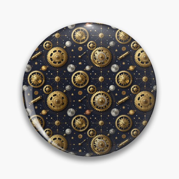 Item preview, Celestial Clockwork Seamless Pattern designed and sold by GalacticLabs.