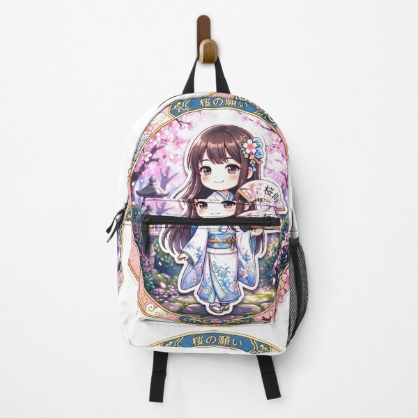 Item preview, Japanese Kimono Girl Sakura Cherry blossom Sticker designed and sold by zenithdecalco.