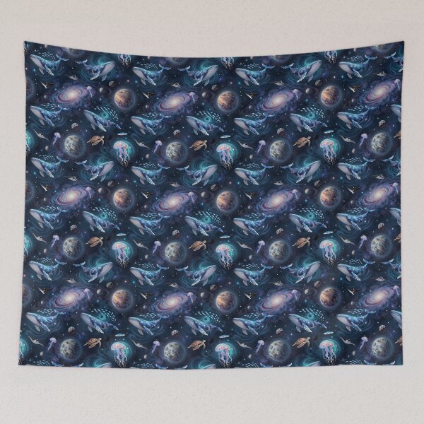 Item preview, Cosmic Ocean Seamless Pattern designed and sold by GalacticLabs.