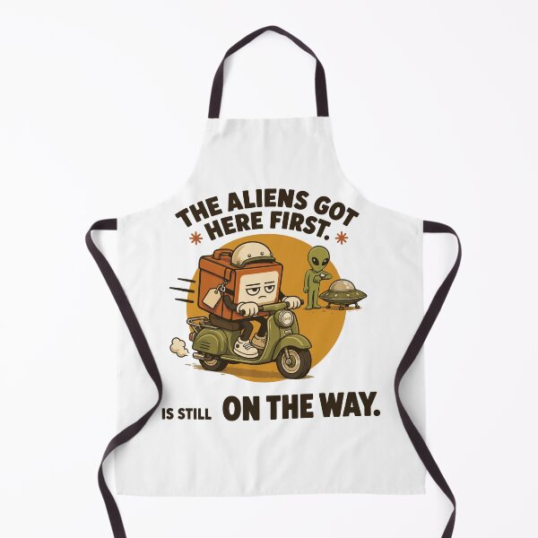 Item preview, Alien Invasion Delivery Status Humor designed and sold by ANALOG MISCHIEF.