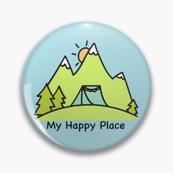 Item preview, My Happy Place- Camping designed and sold by AlaskaExtreme.