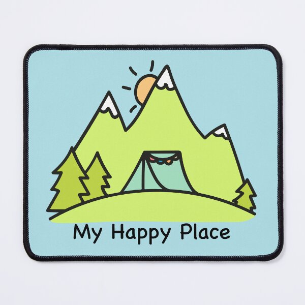 Item preview, My Happy Place- Camping designed and sold by AlaskaExtreme.
