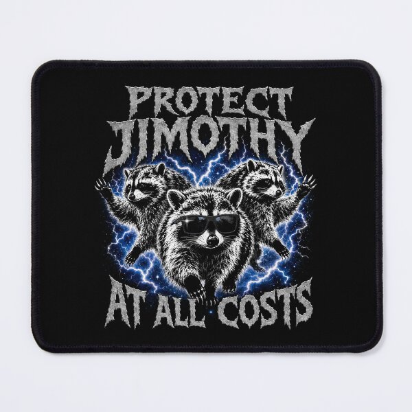 Item preview, Protect JIMOTHY AT All Costs Viral Raccoon Bootleg Graphic designed and sold by ivotee.