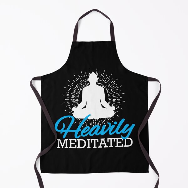 Item preview, Heavily Meditated Funny Meditation and Mindfulness Pun designed and sold by ColeLaniTrading.