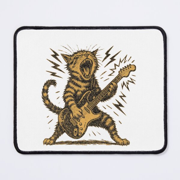 Item preview, Rock and Roll Cat designed and sold by Gbriel3.