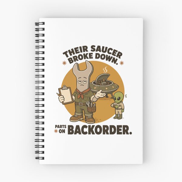 Item preview, Broken Flying Saucer Wrench Mechanic designed and sold by ANALOG MISCHIEF.