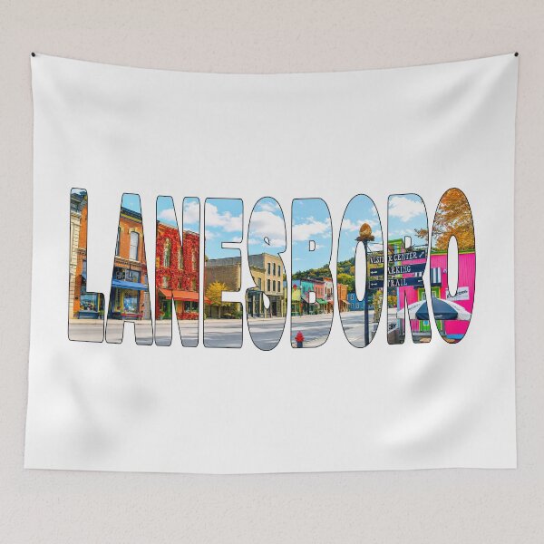 Item preview, LANESBORO - Fillmore County Minnesota USA Quaint Street Shops designed and sold by Adam Gormley.