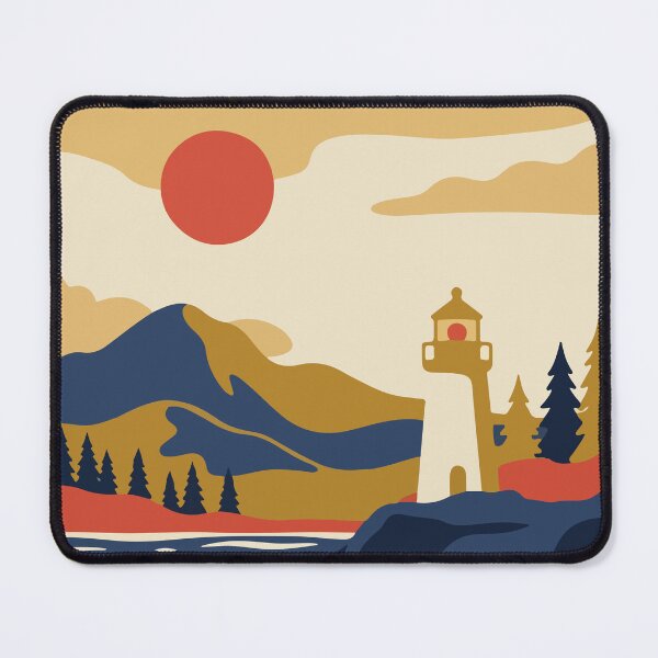 Item preview, Acadia National Park USA Travel Vintage designed and sold by RareDeerArt.