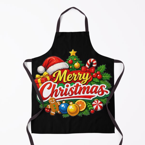 Item preview, Merry Christmas Holiday Santa Hat Festive Ornaments designed and sold by DeliaDesignsCo.