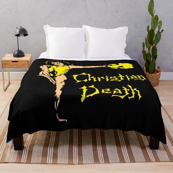 Item preview, Yellow Typography Deathrock designed and sold by nerdyygraphic.