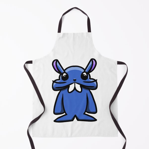 Item preview, Cute Blue Bunny with Big Buck Teeth – Kawaii Sticker Art designed and sold by davidmalec.