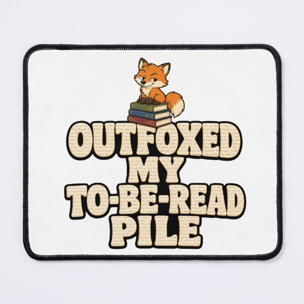 Item preview, Funny Book Fox Sticker | Outfoxed My TBR Pile | Bookworm Reading Gift designed and sold by Moonveil_Studio.
