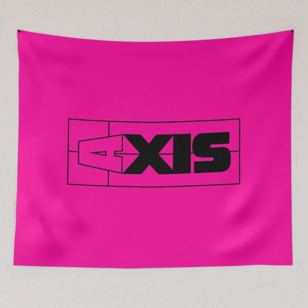 Item preview, Neon Pink Axis Boats Modern Logo  designed and sold by ChristinasMess.