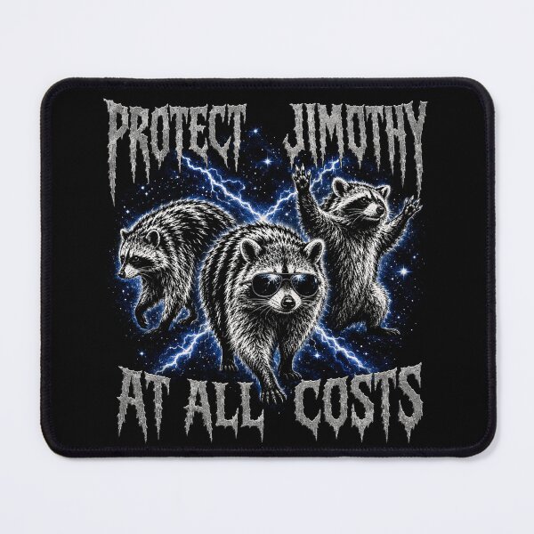 Item preview, Protect JIMOTHY AT All Costs Viral Raccoon Bootleg Graphic designed and sold by ivotee.