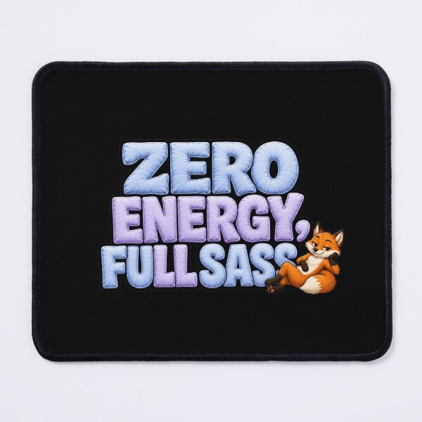 Item preview, Funny Fox Sticker | Zero Energy Full Sass | Introvert Meme Gift designed and sold by Moonveil_Studio.